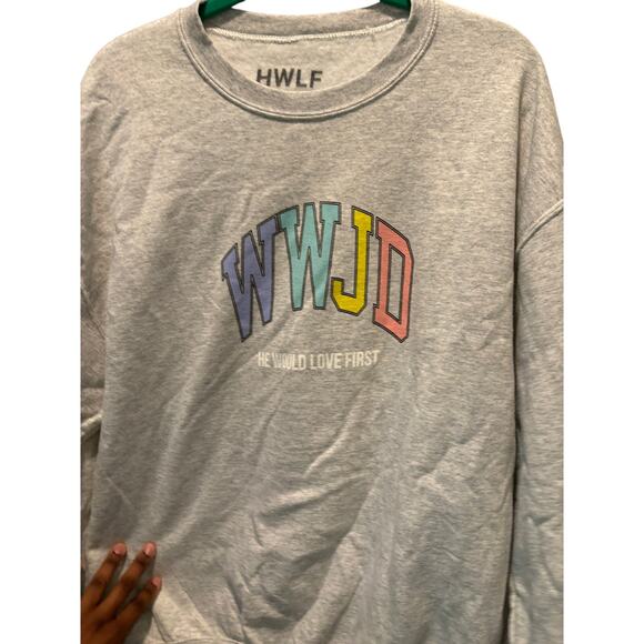 16. NEW WWJD Christian sweatshirt XXL - Picture 1 of 4